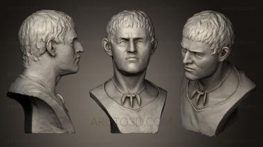 Busts and heads antique and historical (BUSTA_0547) 3D model for CNC machine